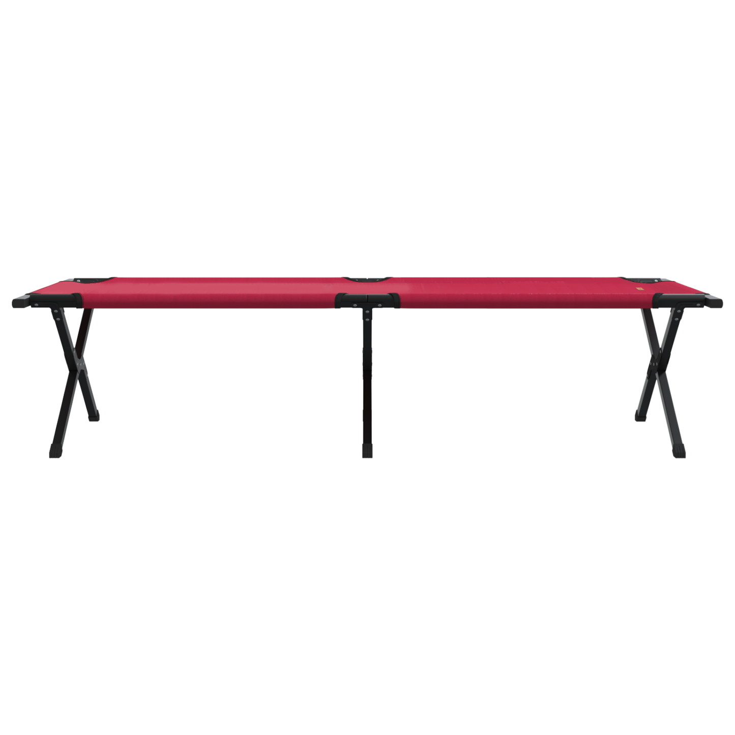 Sammenleggbar camping seng 2 pcs Rød 193 x 69 x 45 cm