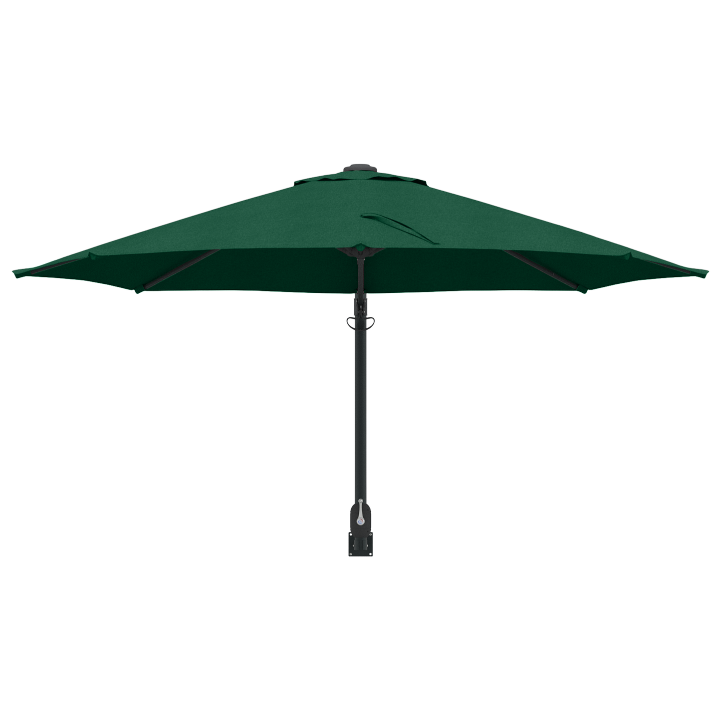Hageparasol grønn 248 x 248 x 148 cm Polyester og stål