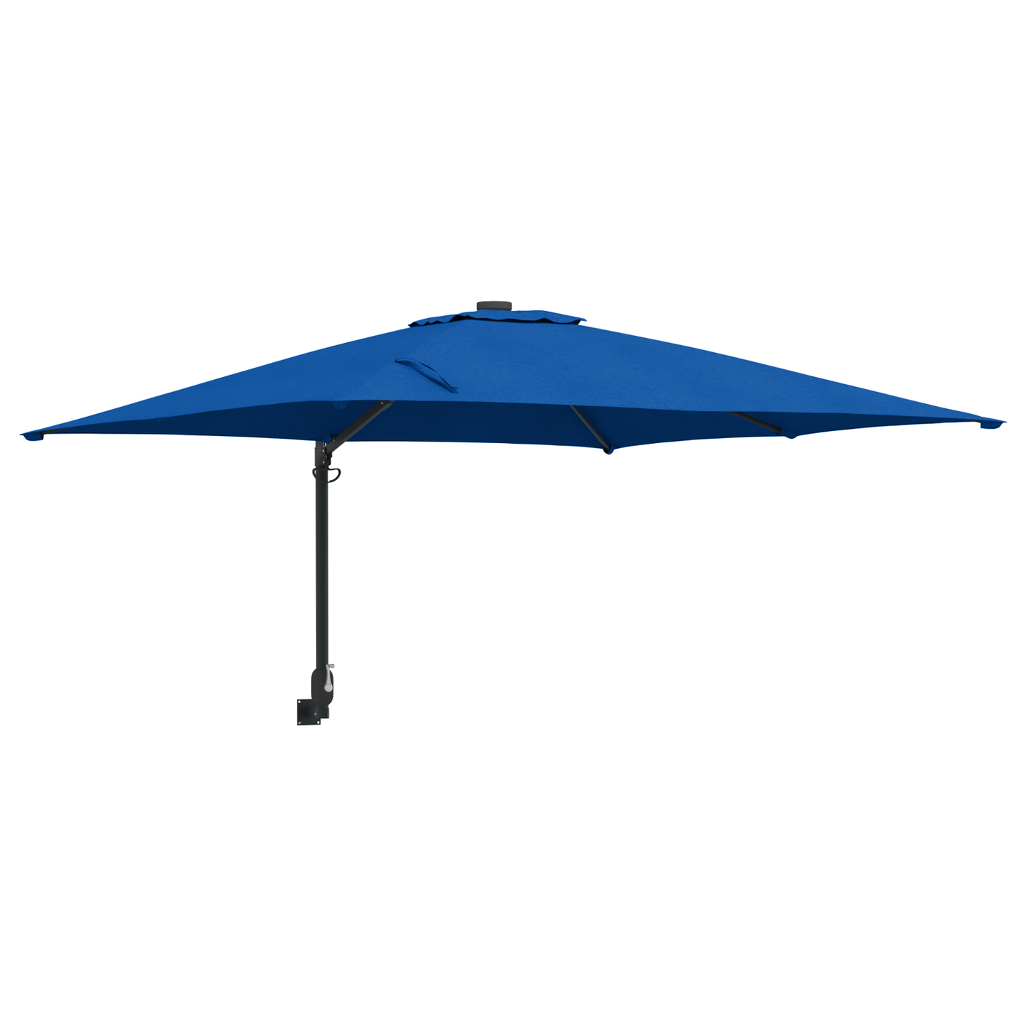Hageparasol Azurblå 248,5 x 247,5 x 160 cm Polyester og stål
