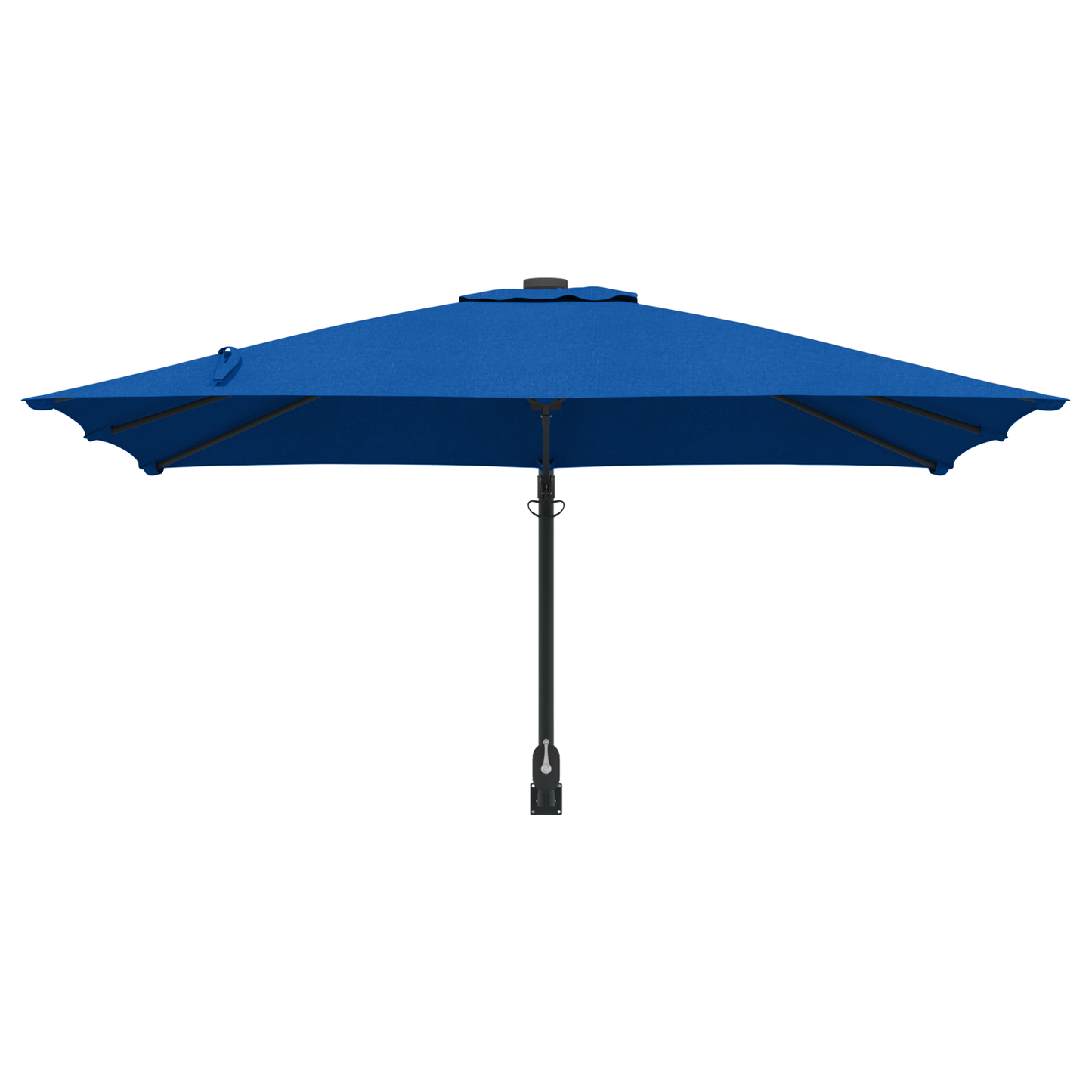 Hageparasol Azurblå 248,5 x 247,5 x 160 cm Polyester og stål