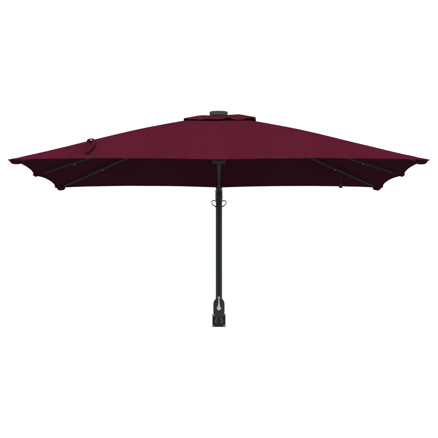 Hageparasol Bordeaux Rød 248,5 x 247,5 x 160 cm