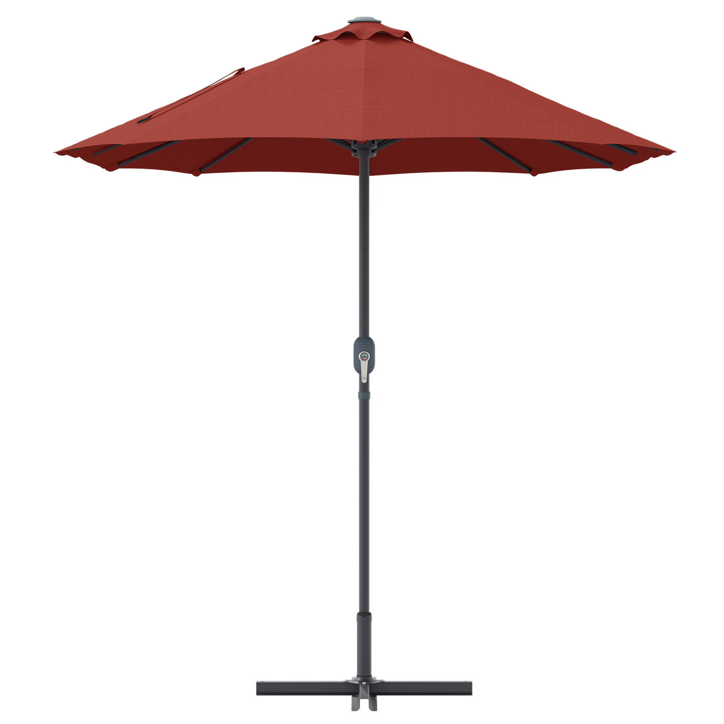 Hageparasol Terrakotta 370 x 197 x 239 cm