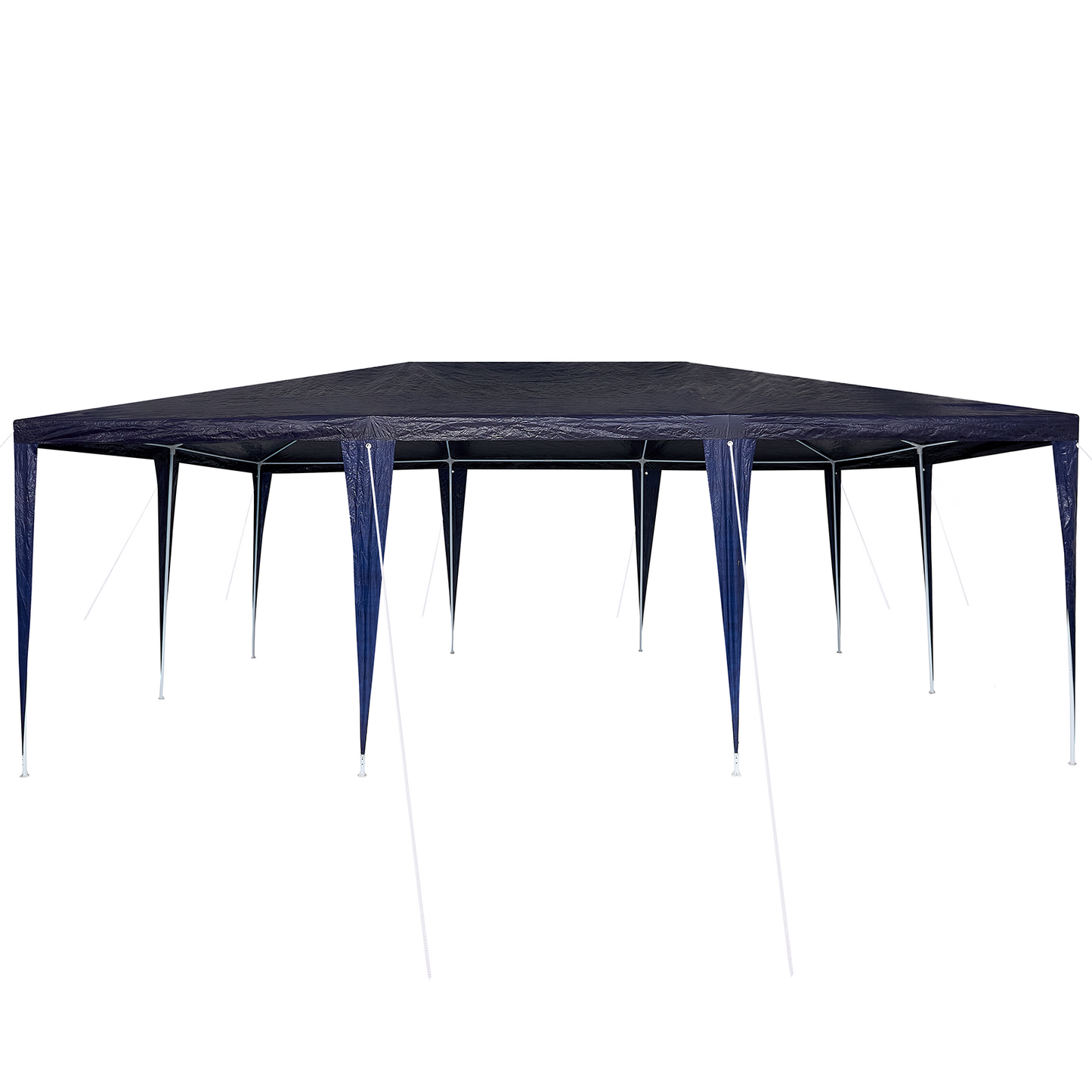 Partytelt Blå 600 x 400 x 266 cm Polyetylen og Stål