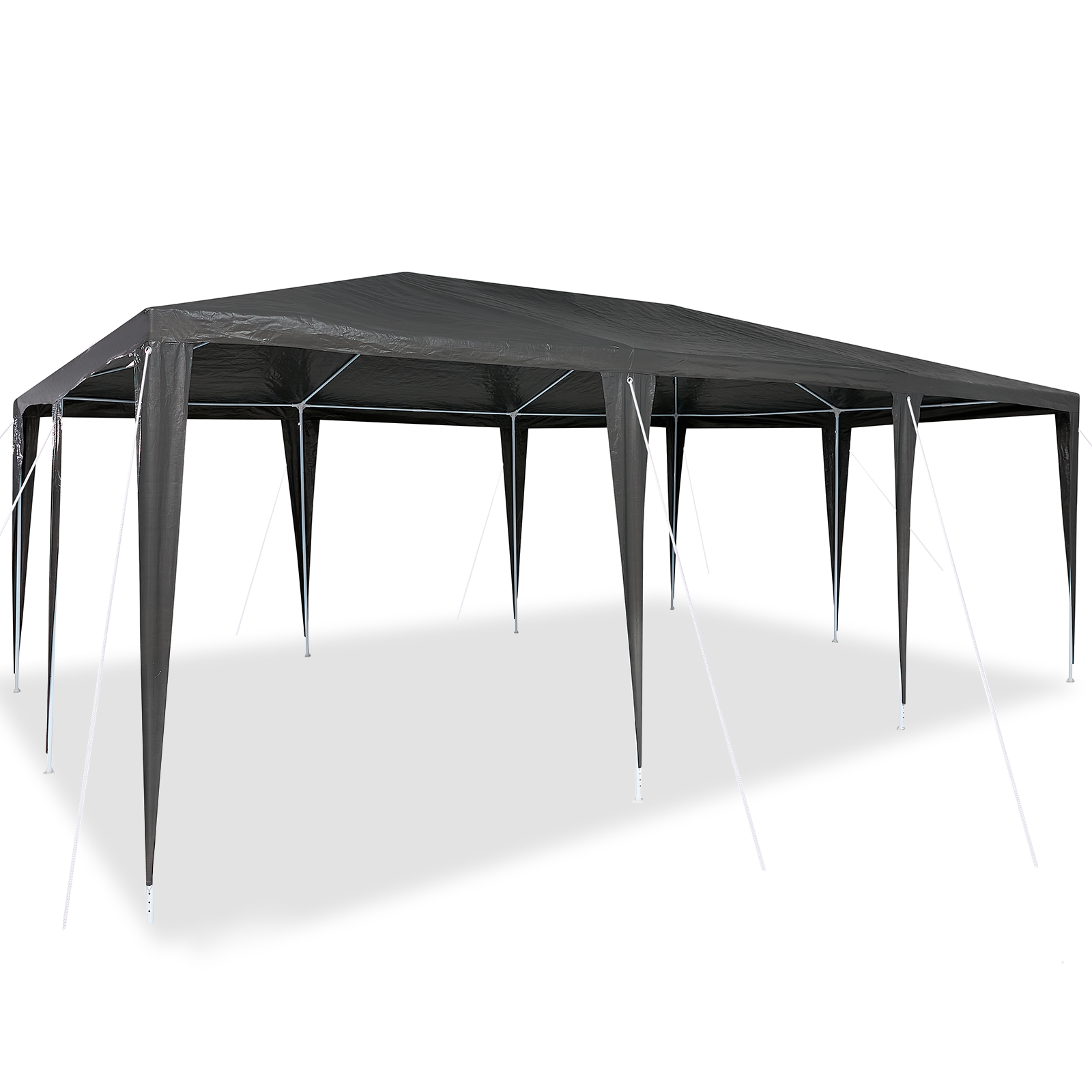 Partytelt Antrasitt og Hvit 600 x 400 x 266 cm