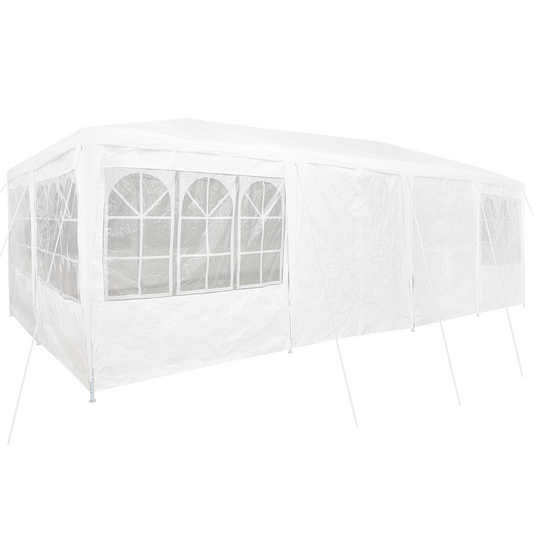 Partytelt Hvit 800 x 400 x 266 cm Polyethylen