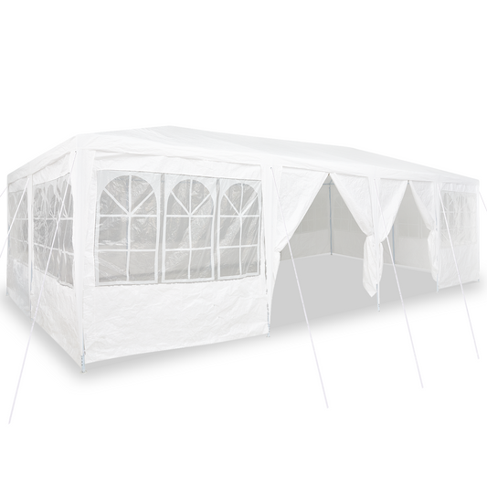Partytelt Hvit 800 x 400 x 266 cm Polyethylen