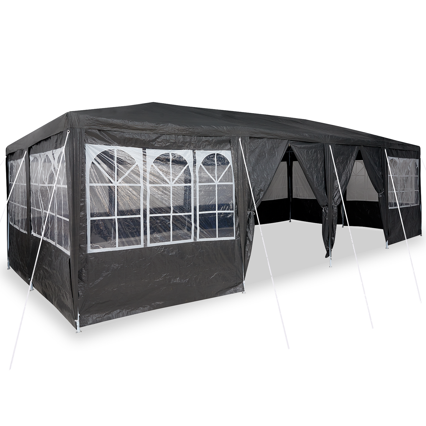 Partytelt Antrasitt 800 x 400 x 266 cm Polyethylen