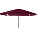 Hageparasol Bordeaux Rød 394 x 394 x 248 cm Polyester og stål