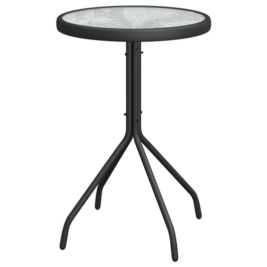 Hage Bistro Sett 3 pcs Svart Stål