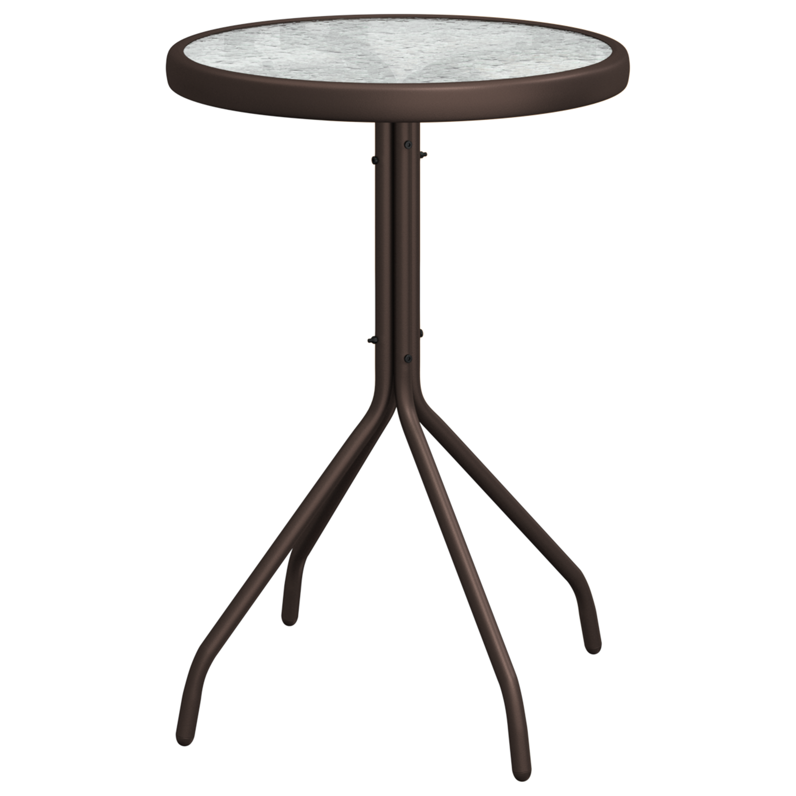 Hage Bistro Sett 3 pcs Brun Stål