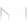 Gjerdepunkter Manual 13 pcs Grå Ø32mm 80 cm Galvanisert stål