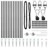 Gjerdepunkter Manual 13 pcs Grå Ø32mm 80 cm Galvanisert stål