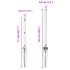 Gjerdepunkter Manual 13 pcs Grå Ø32mm 80 cm Galvanisert stål
