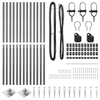 Gjerdepunkter Manual 13 pcs Grå Ø32mm 140 cm Galvanisert stål