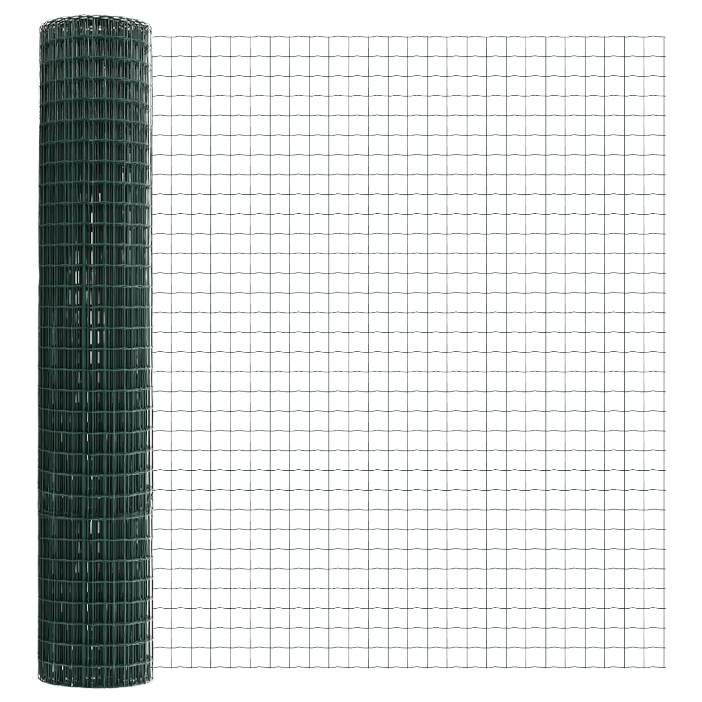 Euro gjerde grønn 1,6 x 10 m PVC-belagt jern