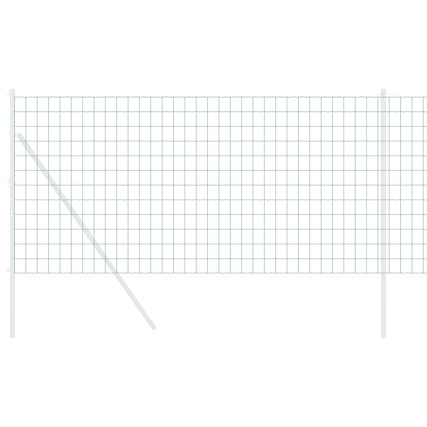 Euro gjerde grønn 1 x 25 m PVC-belagt jern
