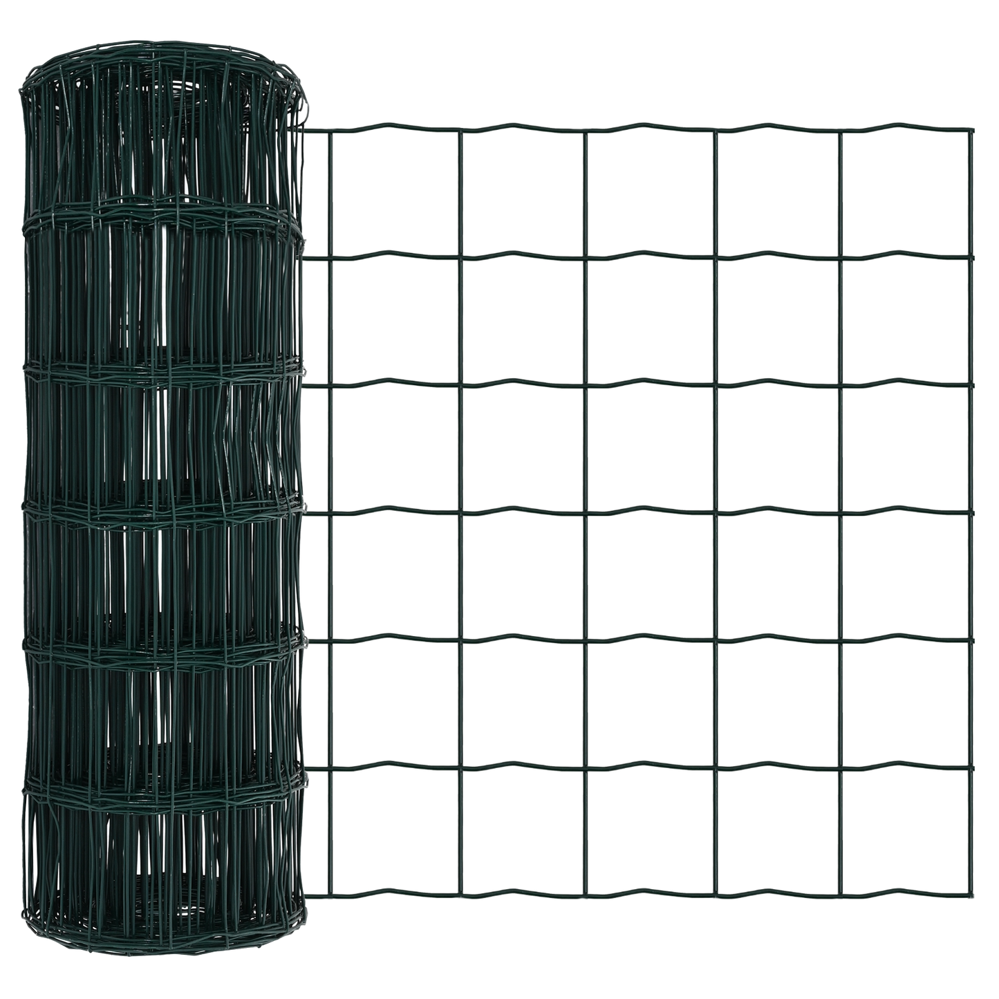 Euro gjerde grønn 0,4 x 25 m PVC-belagt jern