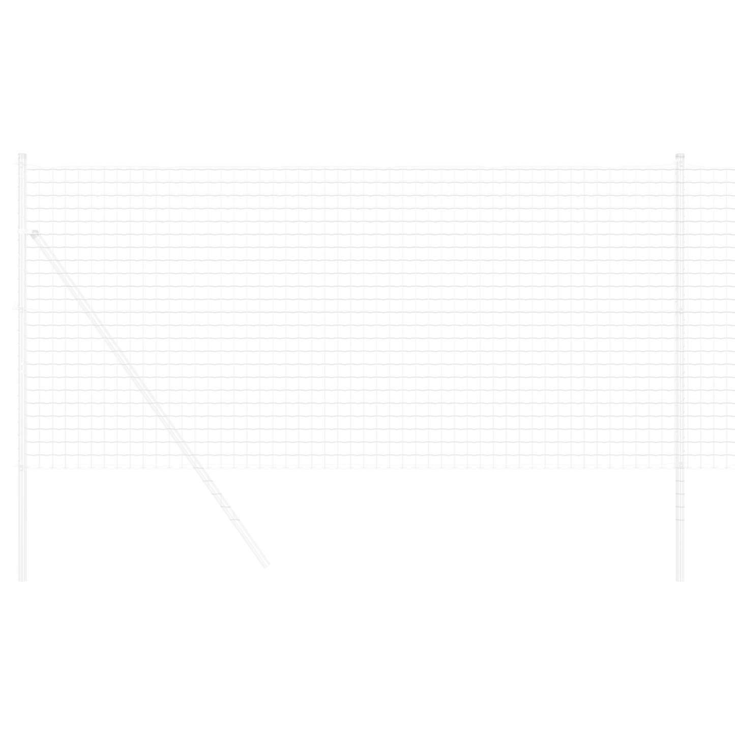Euro gjerde 1 x 10 m PVC-belagt jern