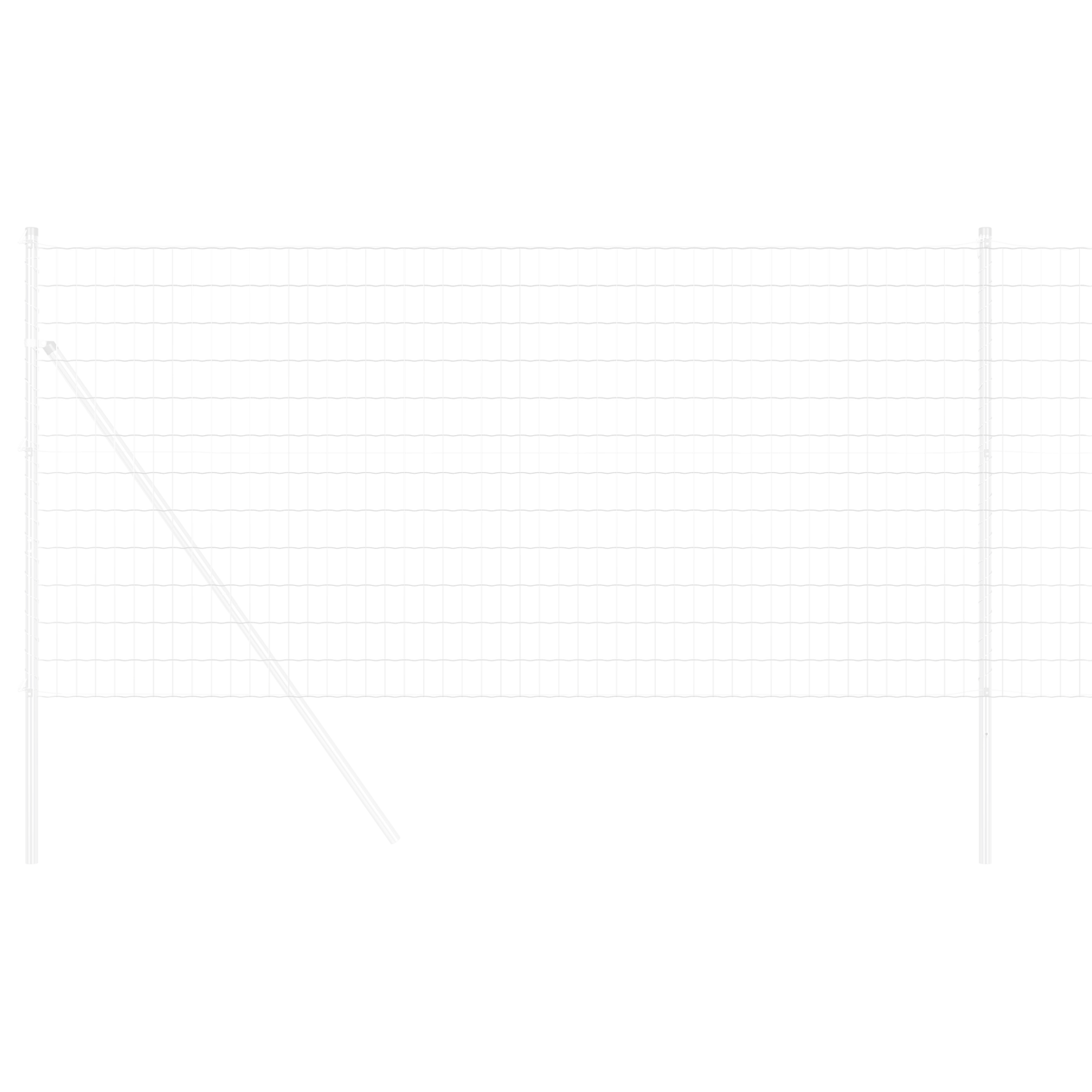 Euro gjerde 1 x 25 m PVC-belagt jern