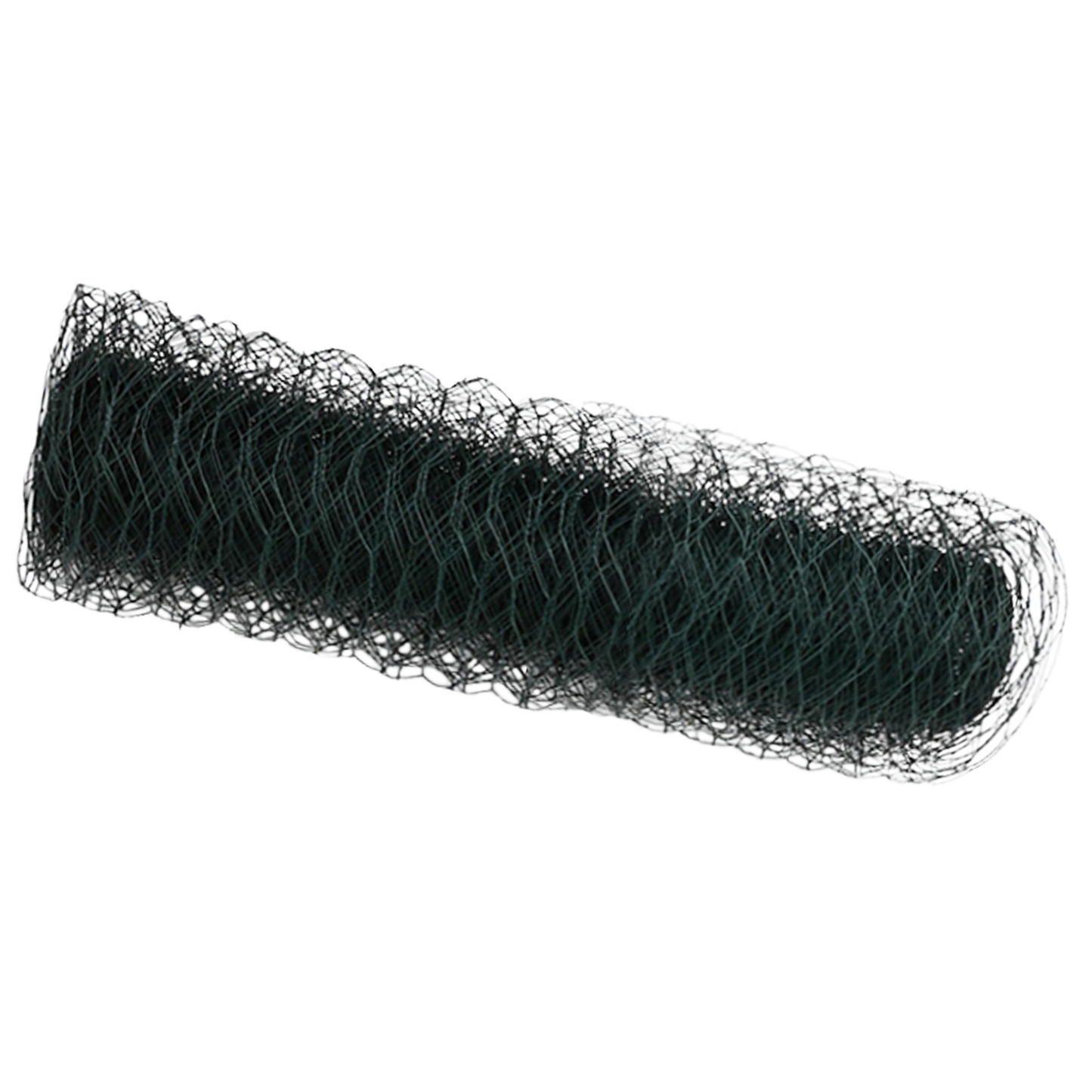 Sekskantet gjerde grønn 0,4 x 10 m PVC