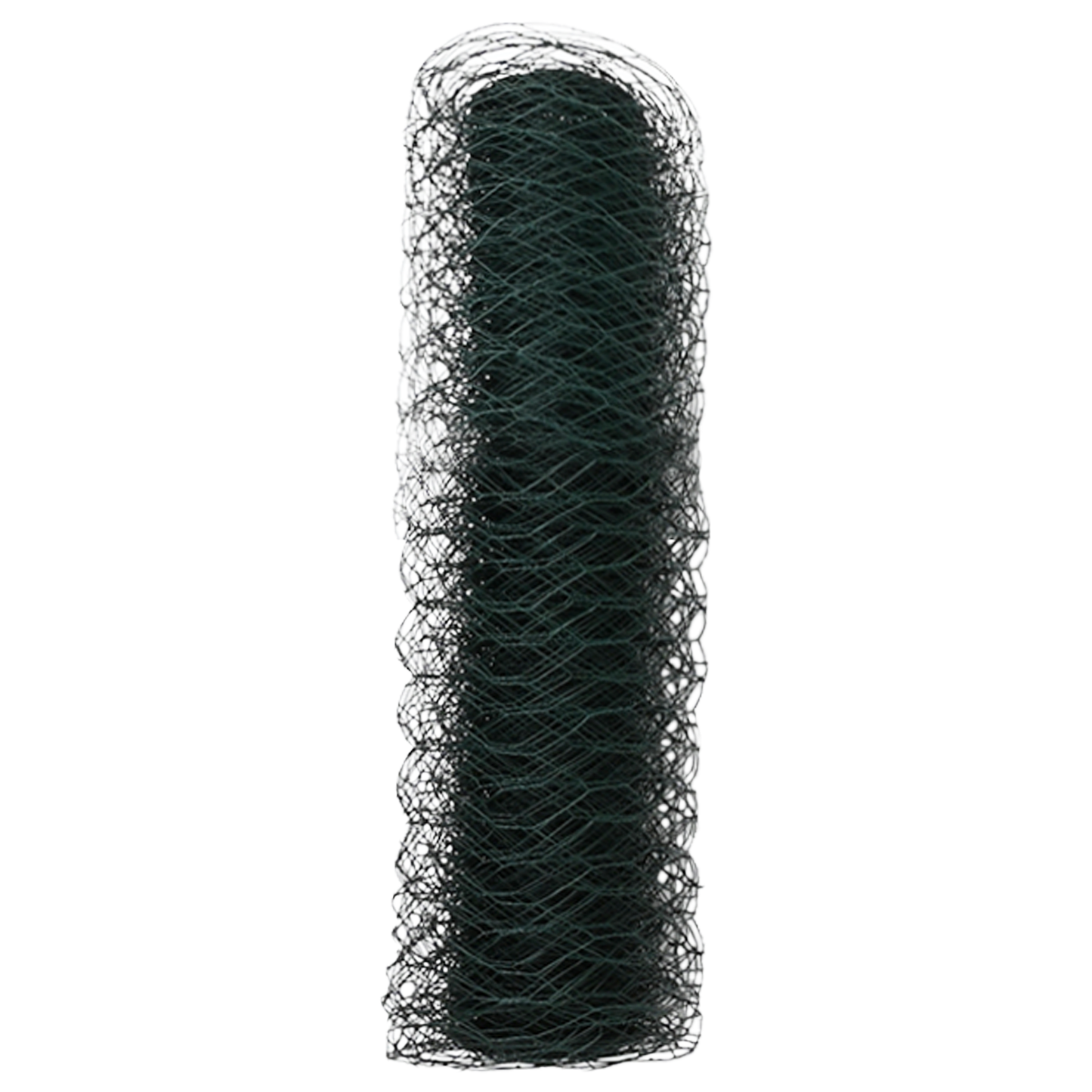 Sekskantet gjerde grønn 0,4 x 10 m PVC