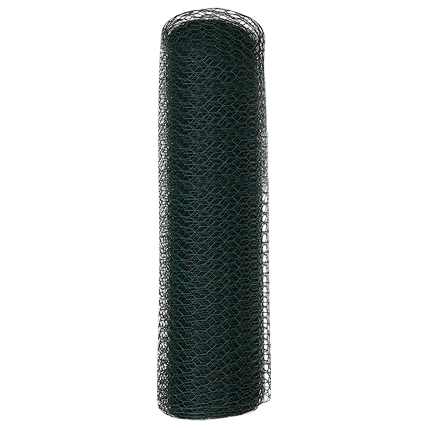 Sekskantet gjerde grønn 0,6 x 10 m PVC