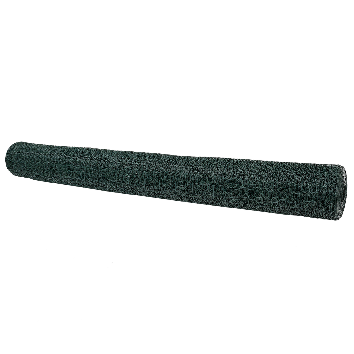 Sekskantet gjerde grønn 1 x 10 m PVC