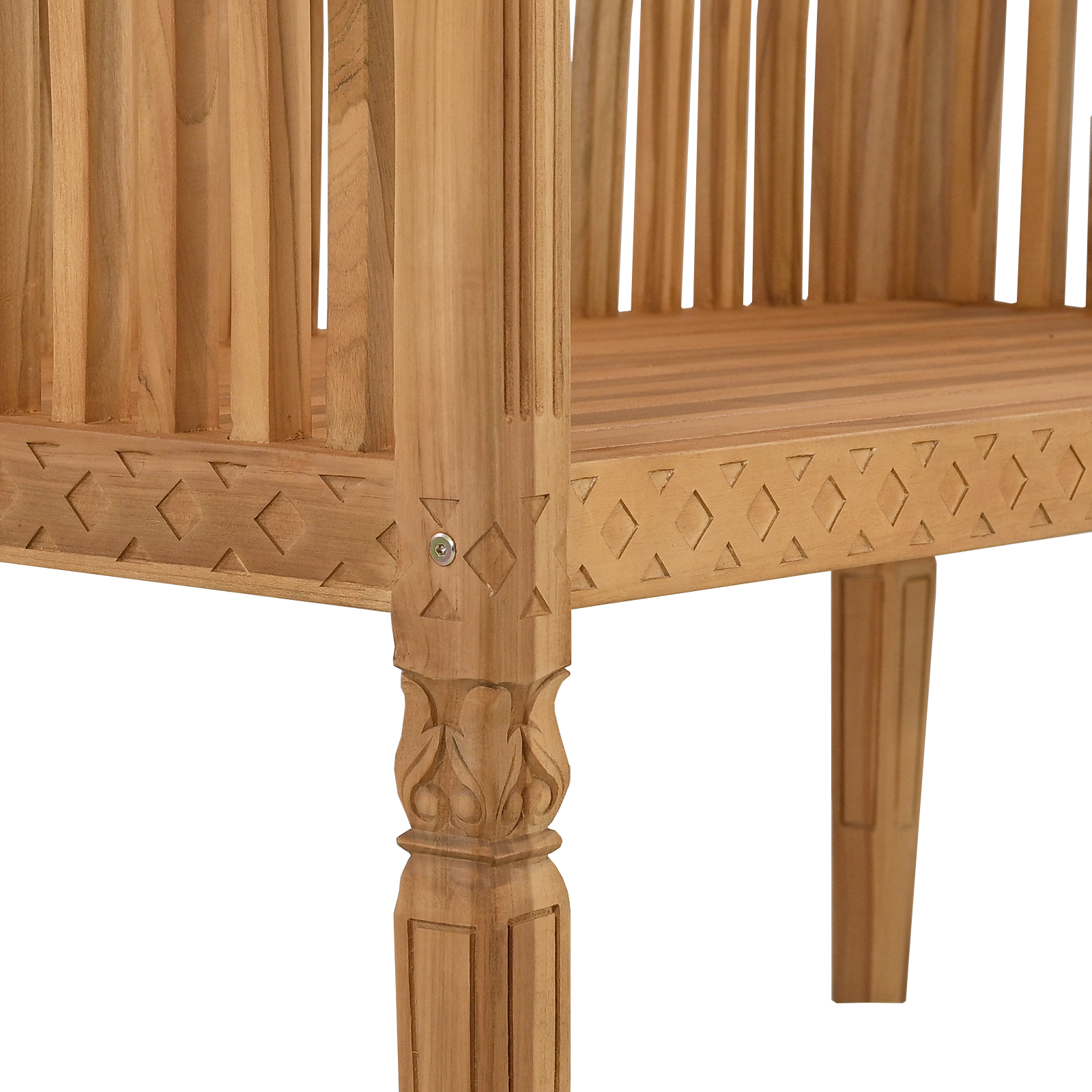 Hagebenk Brun 127,5 x 52 x 80 cm Heltre teak