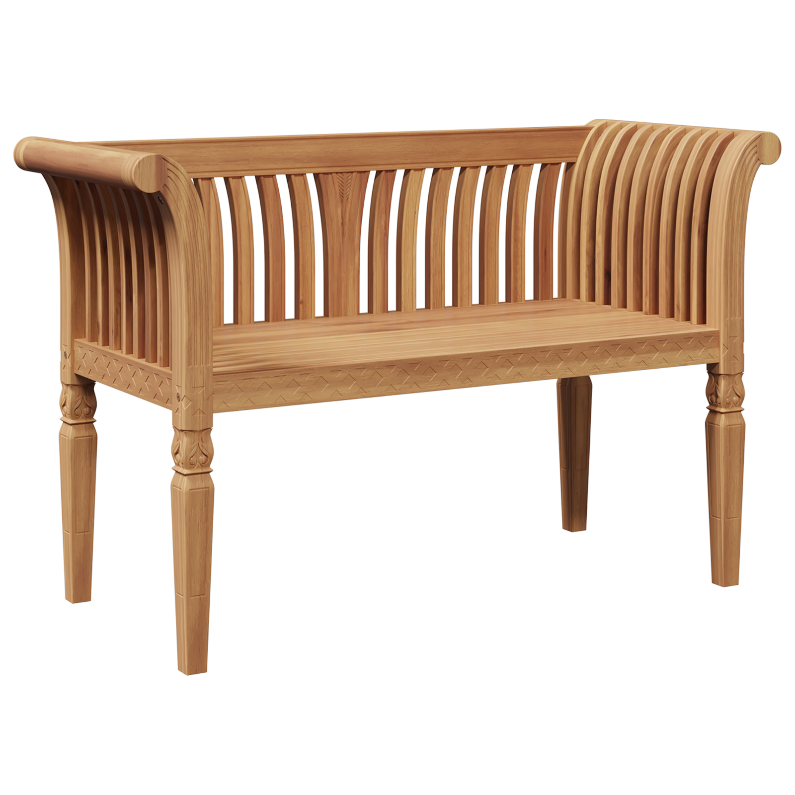 Hagebenk Brun 127,5 x 52 x 80 cm Heltre teak