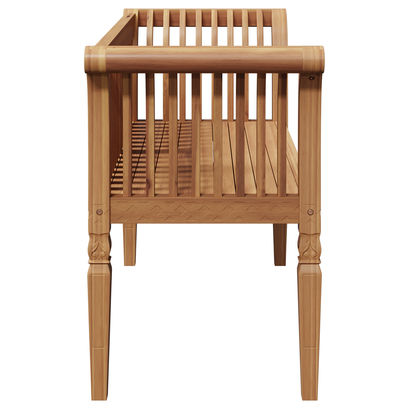 Hagebenk Brun 127,5 x 52 x 80 cm Heltre teak