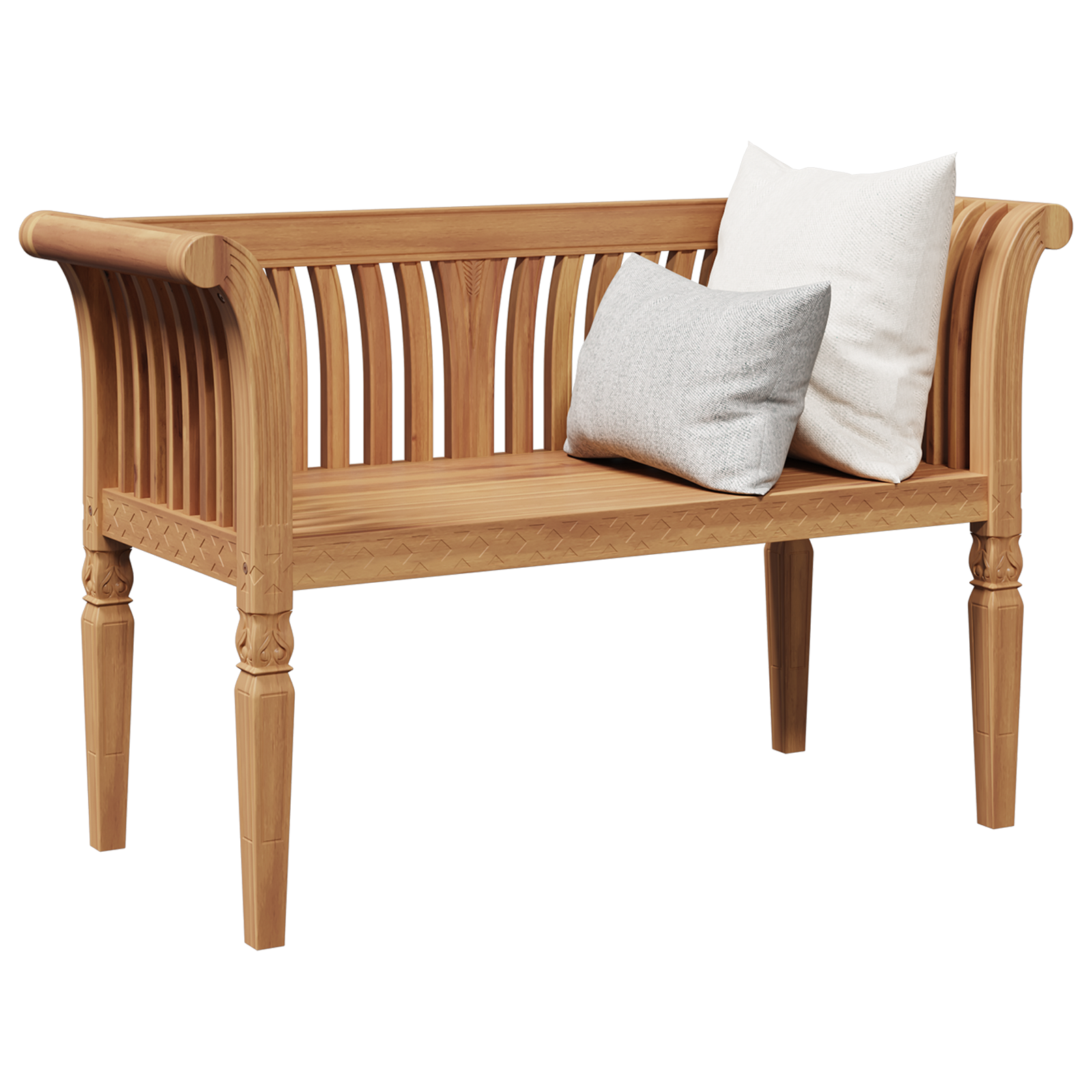 Hagebenk Brun 127,5 x 52 x 80 cm Heltre teak
