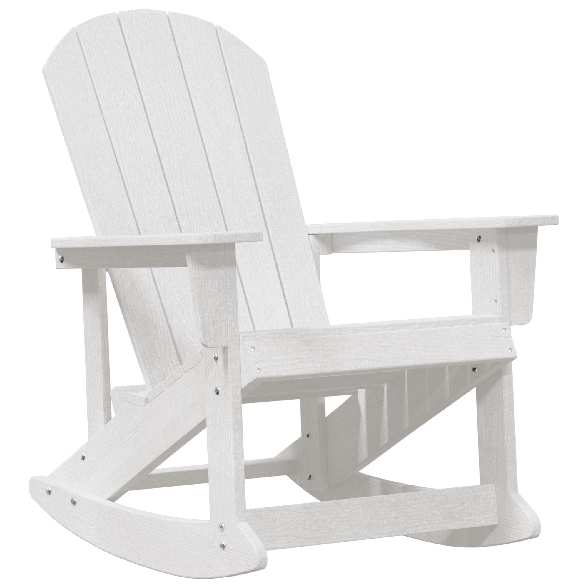 Adirondack gyngestol Hvit 73.5 x 92 x 90cm Plast