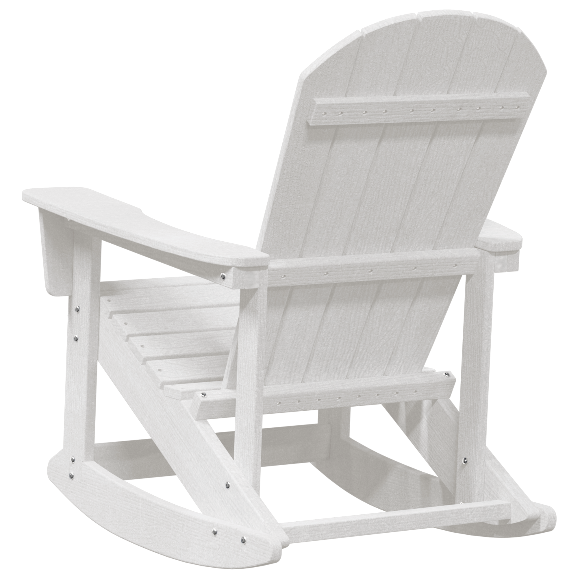Adirondack gyngestol Hvit 73.5 x 92 x 90cm Plast