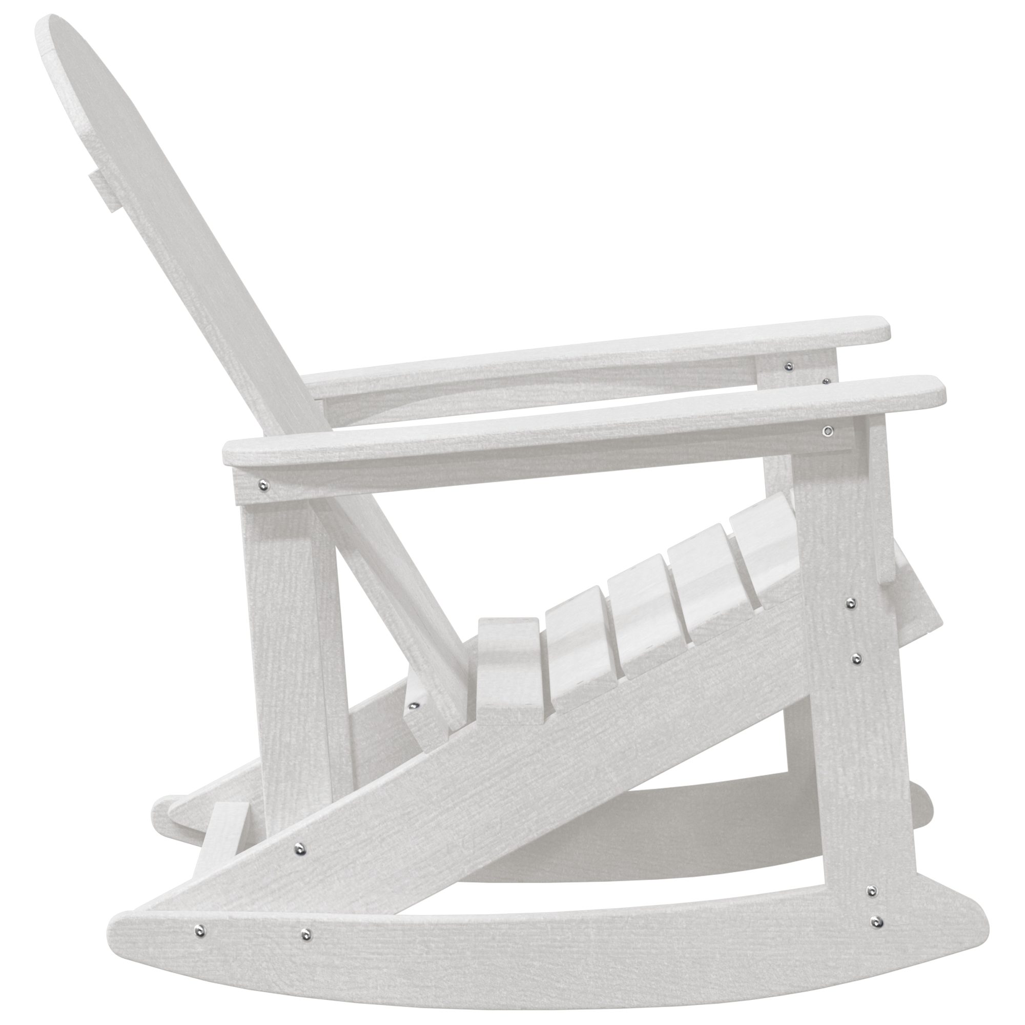 Adirondack gyngestol Hvit 73.5 x 92 x 90cm Plast
