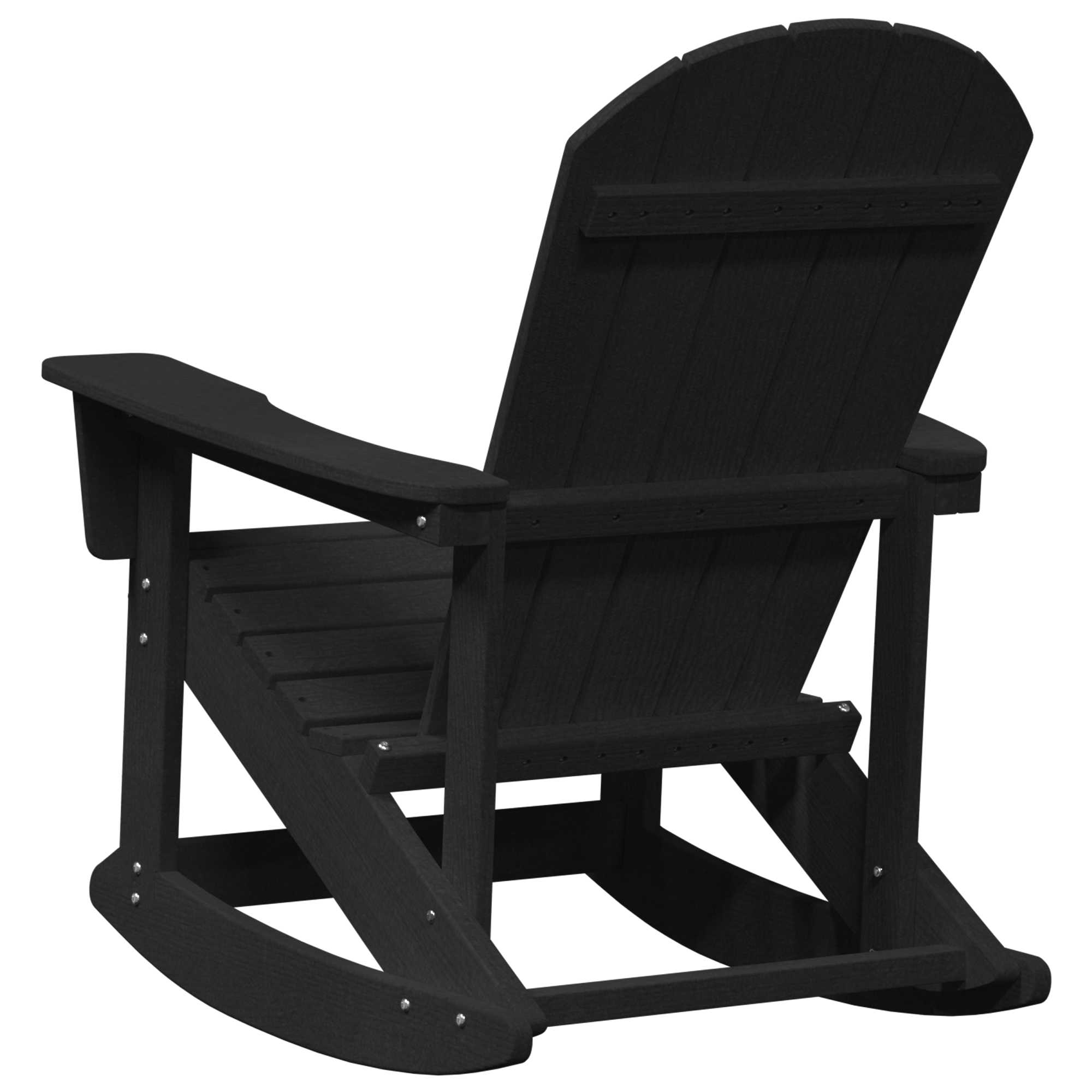 Adirondack gyngestol Svart 73.5 x 92 x 90cm Plast