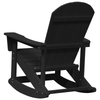 Adirondack gyngestol Svart 73.5 x 92 x 90cm Plast
