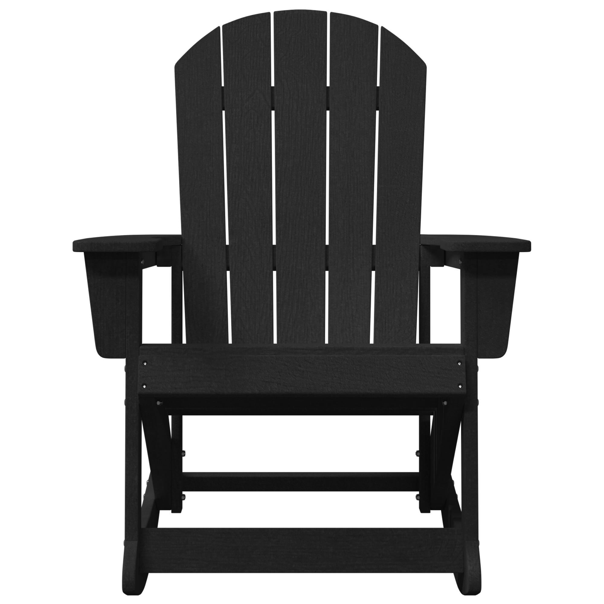 Adirondack gyngestol Svart 73.5 x 92 x 90cm Plast