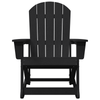 Adirondack gyngestol Svart 73.5 x 92 x 90cm Plast