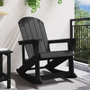 Adirondack gyngestol Svart 73.5 x 92 x 90cm Plast