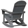 Adirondack gyngestol Lysegrå 73.5 x 92 x 90cm Plast