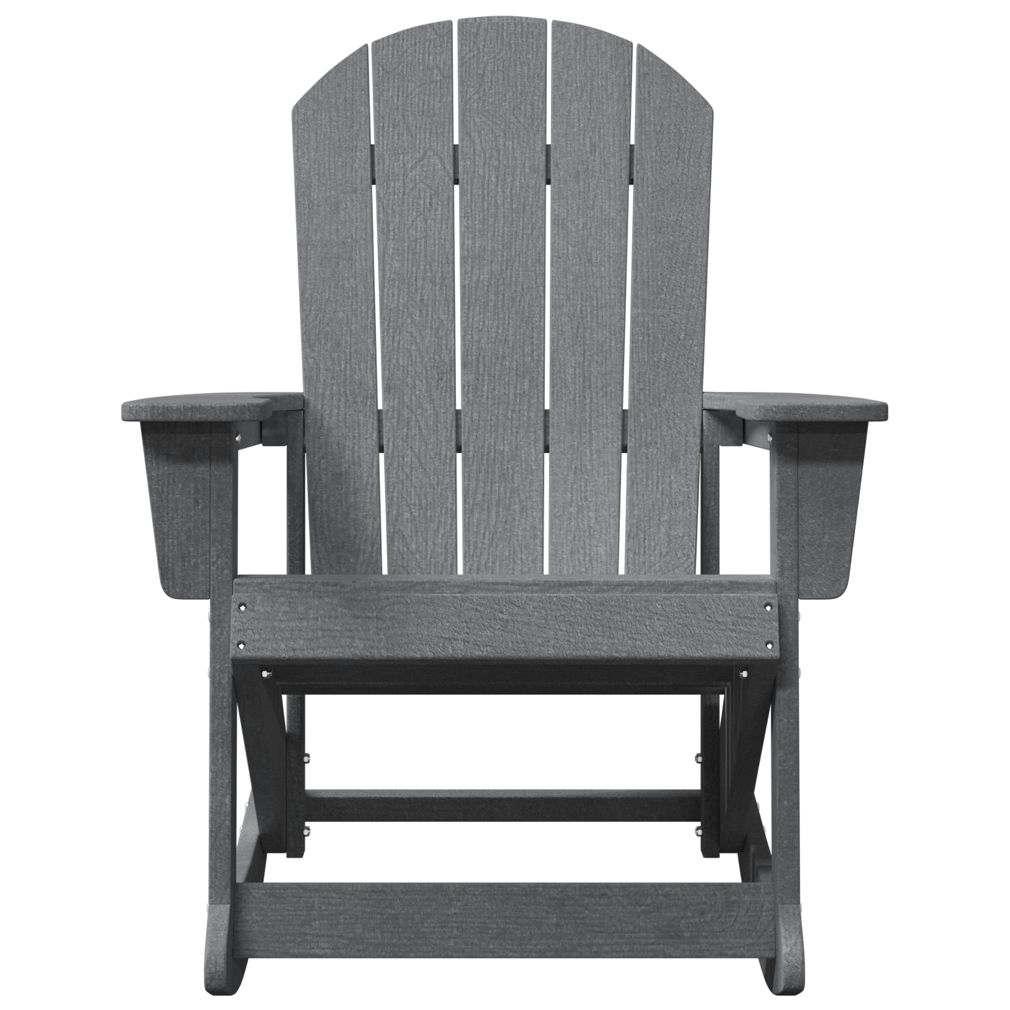 Adirondack gyngestol Lysegrå 73.5 x 92 x 90cm Plast