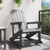 Adirondack gyngestol Lysegrå 73.5 x 92 x 90cm Plast