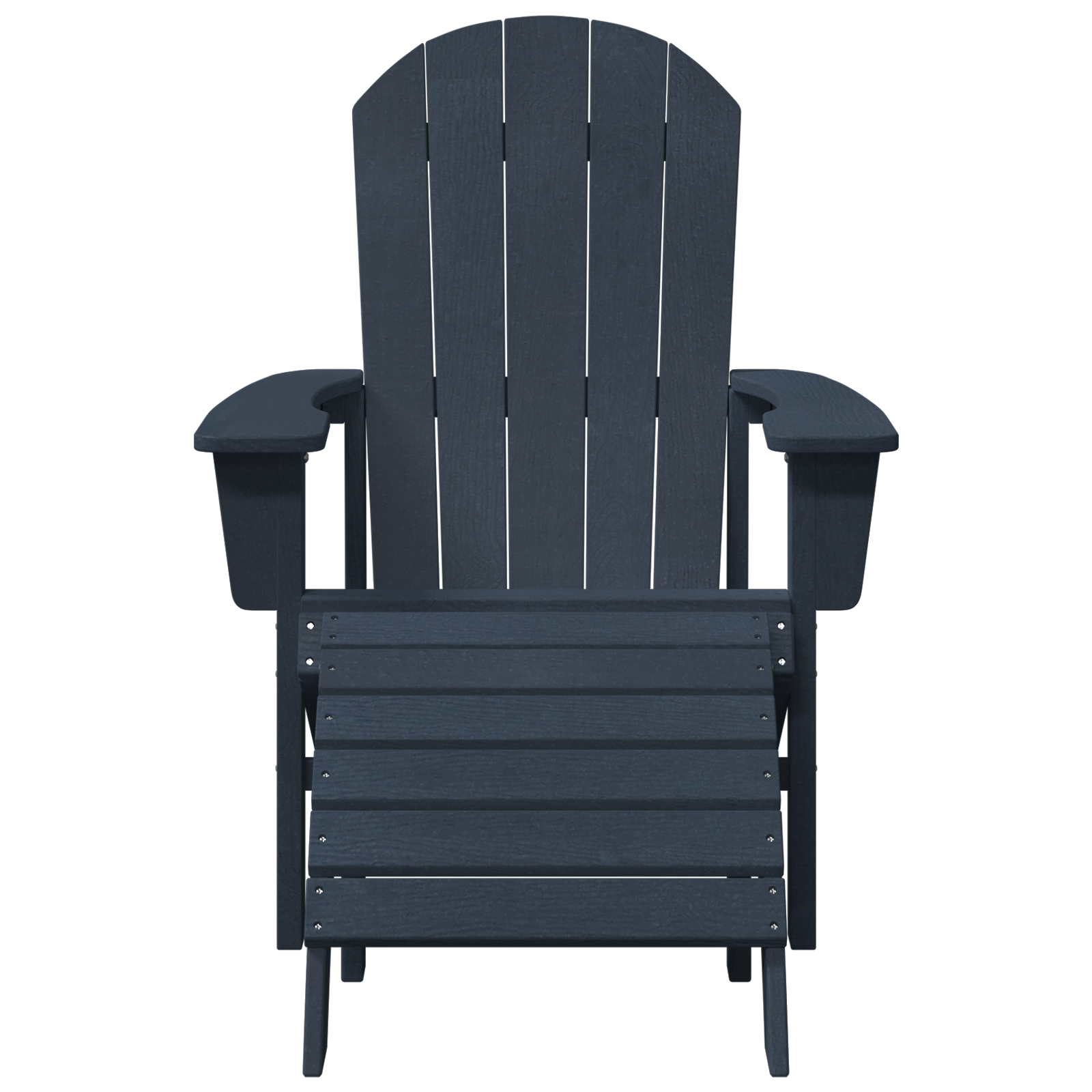 Adirondack-stol Havblå 74 x 82 x 92cm Plast