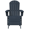 Adirondack-stol Havblå 74 x 82 x 92cm Plast