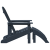 Adirondack-stol Havblå 74 x 82 x 92cm Plast