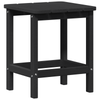 Adirondack Sidebord Svart 38 x 38 x 46 cm HDPE