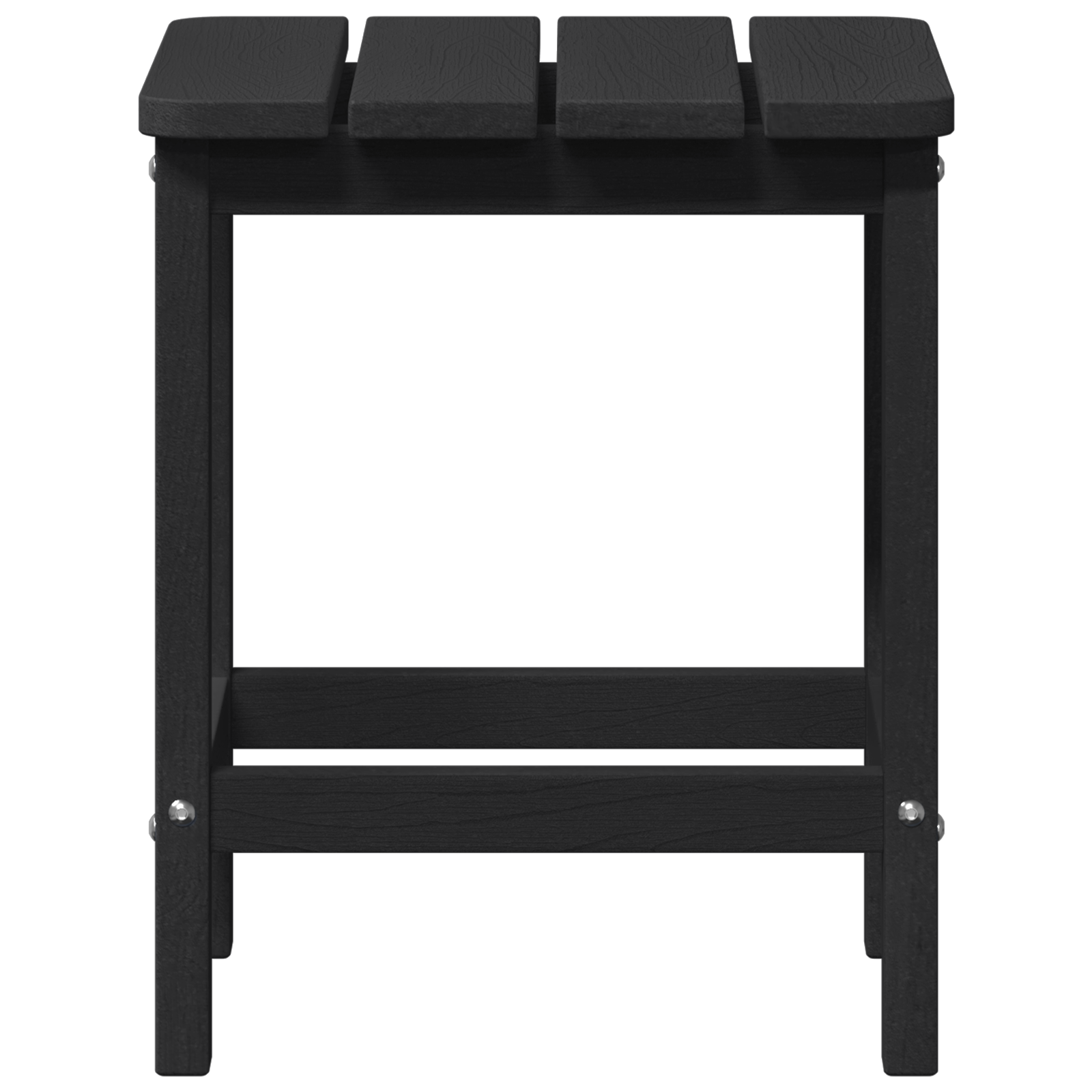 Adirondack Sidebord Svart 38 x 38 x 46 cm HDPE