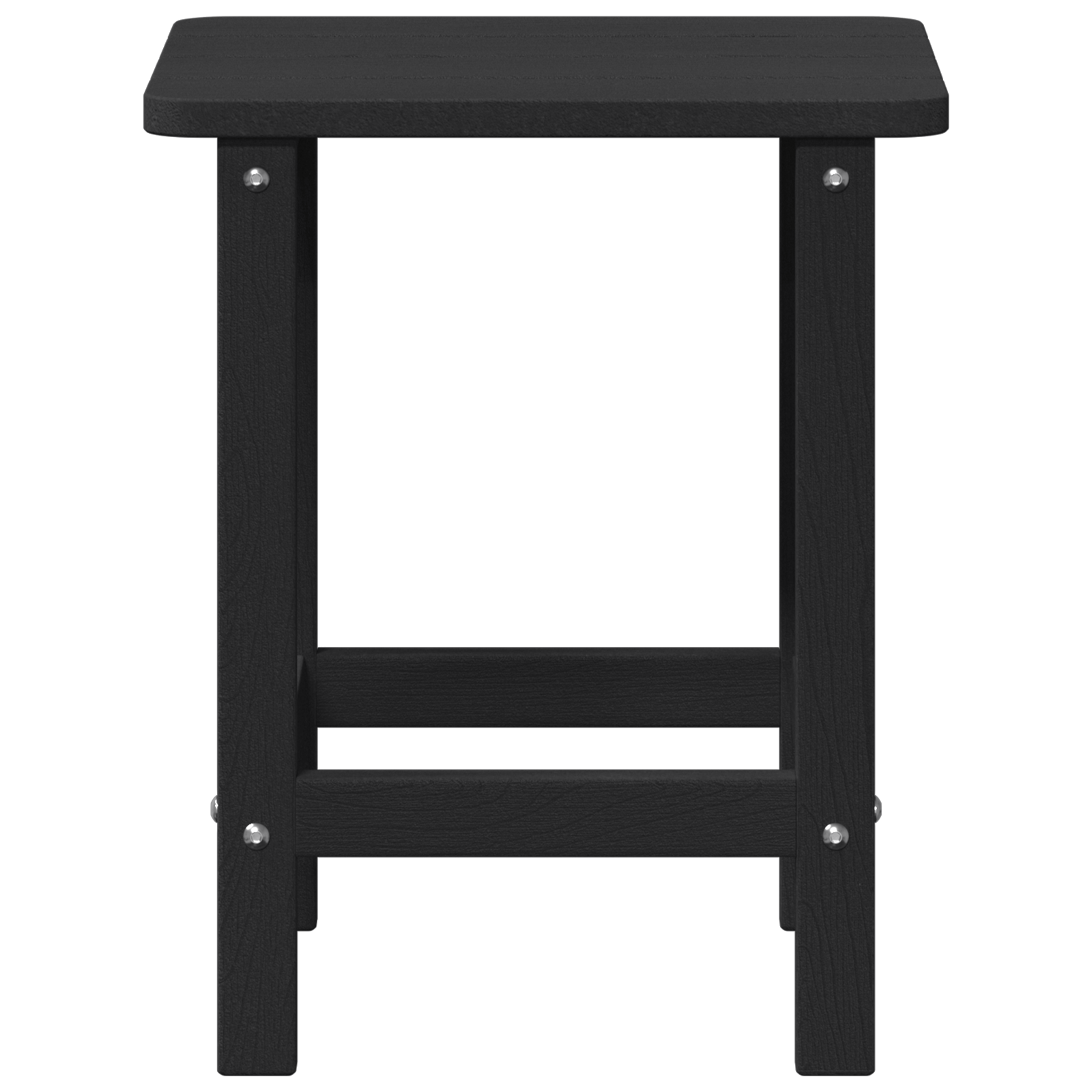 Adirondack Sidebord Svart 38 x 38 x 46 cm HDPE
