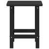 Adirondack Sidebord Svart 38 x 38 x 46 cm HDPE