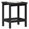 Adirondack Sidebord Svart 38 x 38 x 46 cm HDPE